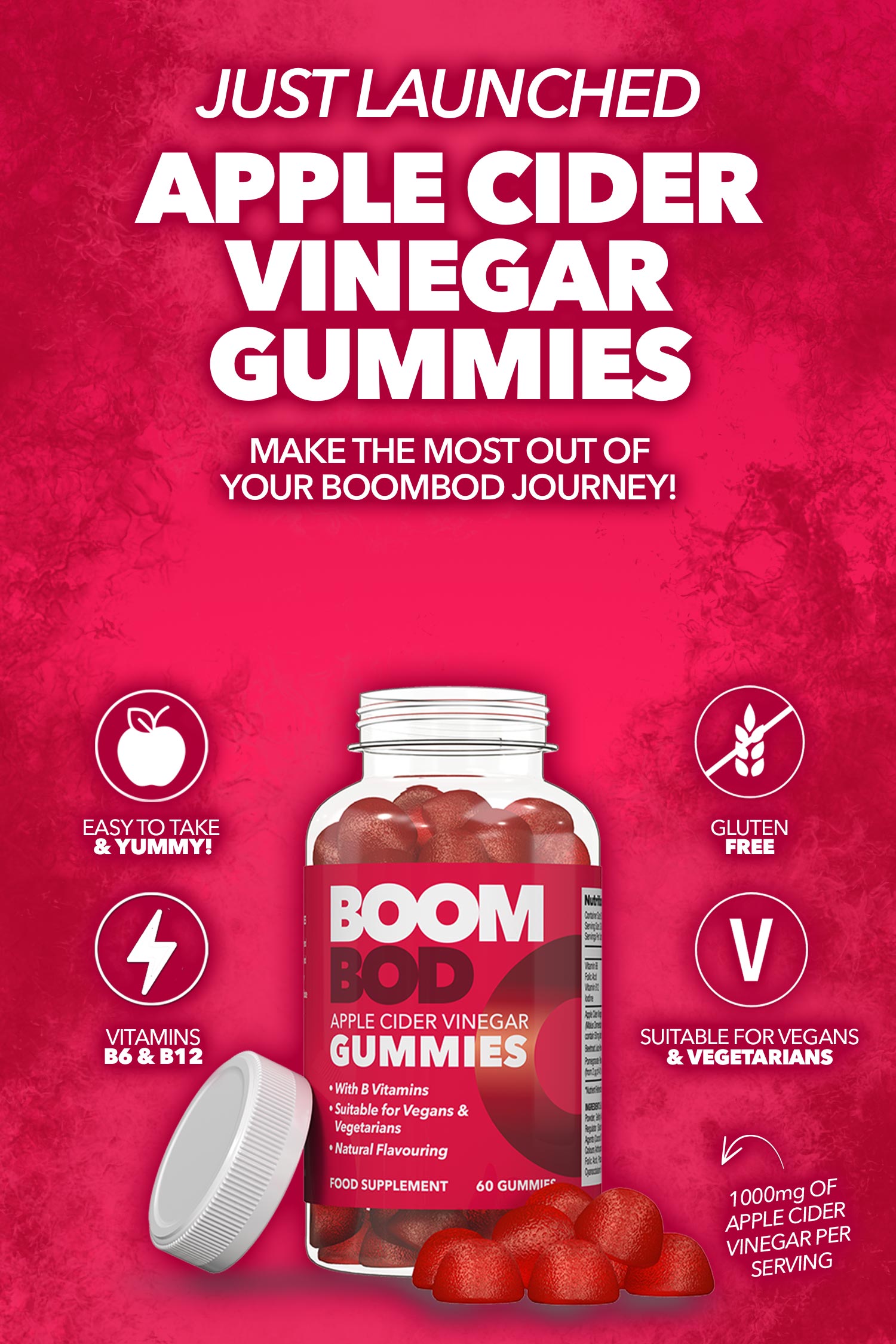 Apple Cider Vinegar Gummies - Boombod
