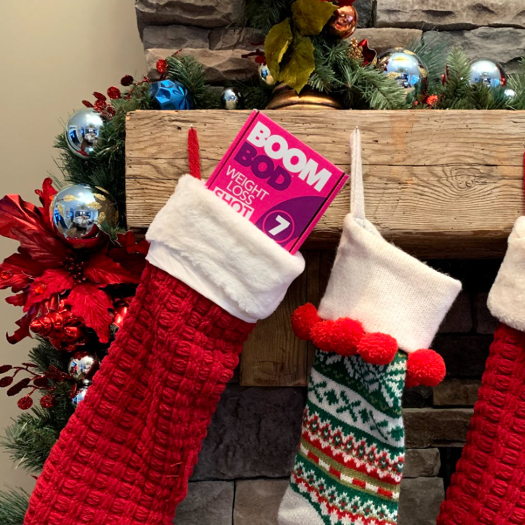 boombod in holiday stocking