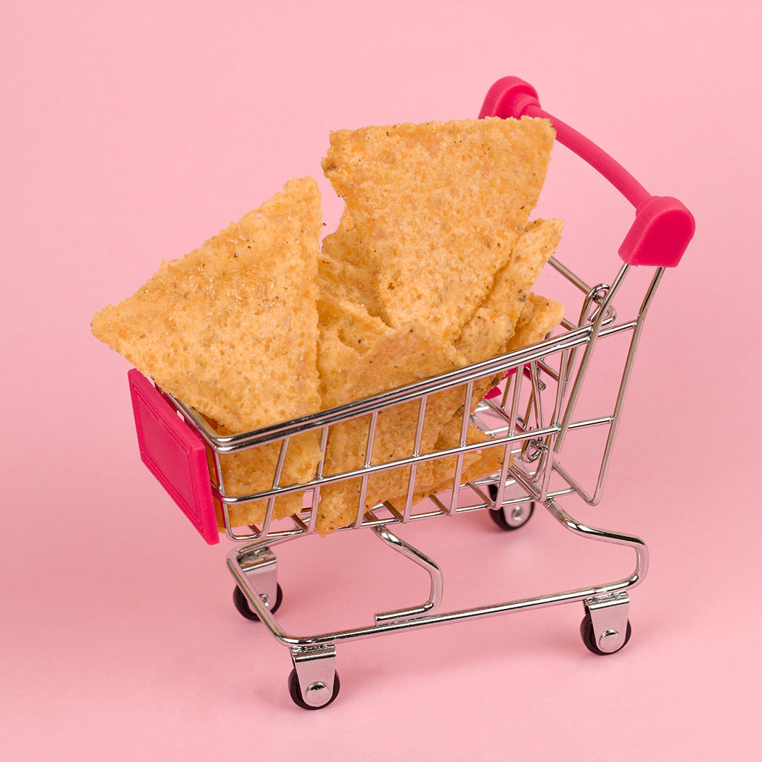 Grocery Shopping Tips - Chips In Mini Cart
